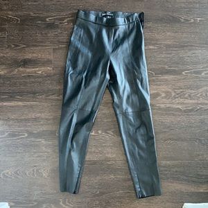 Zara Leather ankle pant